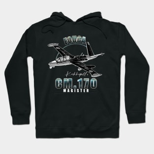 Fouga CM.170 Magister is French Jet Trainer Aircraft Hoodie